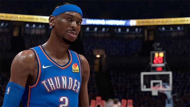 Uno screenshot per il gameplay di NBA 2K26