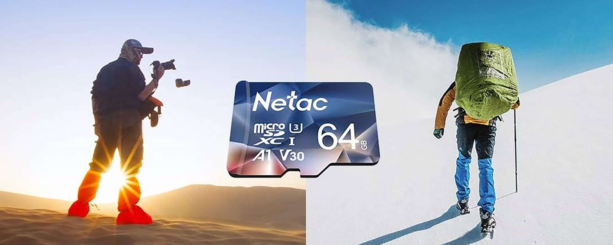 Bundle Netac: tre microSD da 64 GB in OFFERTA a solo 5€ l'una