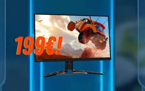 Pazzesco su Amazon: Lenovo Legion R27qe Gen 2 Gaming Monitor 27