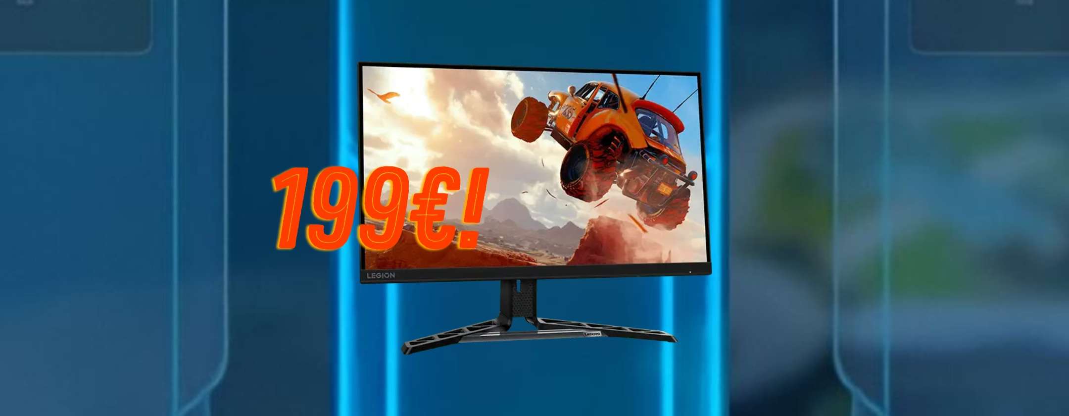 Pazzesco su Amazon: Lenovo Legion R27qe Gen 2 Gaming Monitor 27″ crolla a 199€!