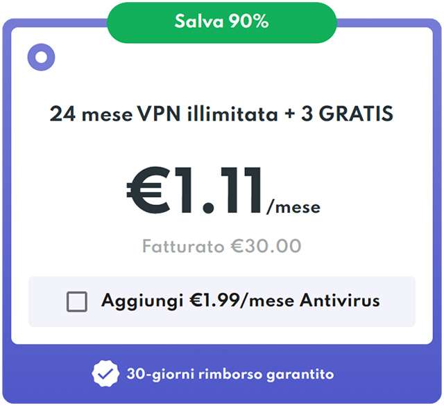 La promozione di PrivadoVPN