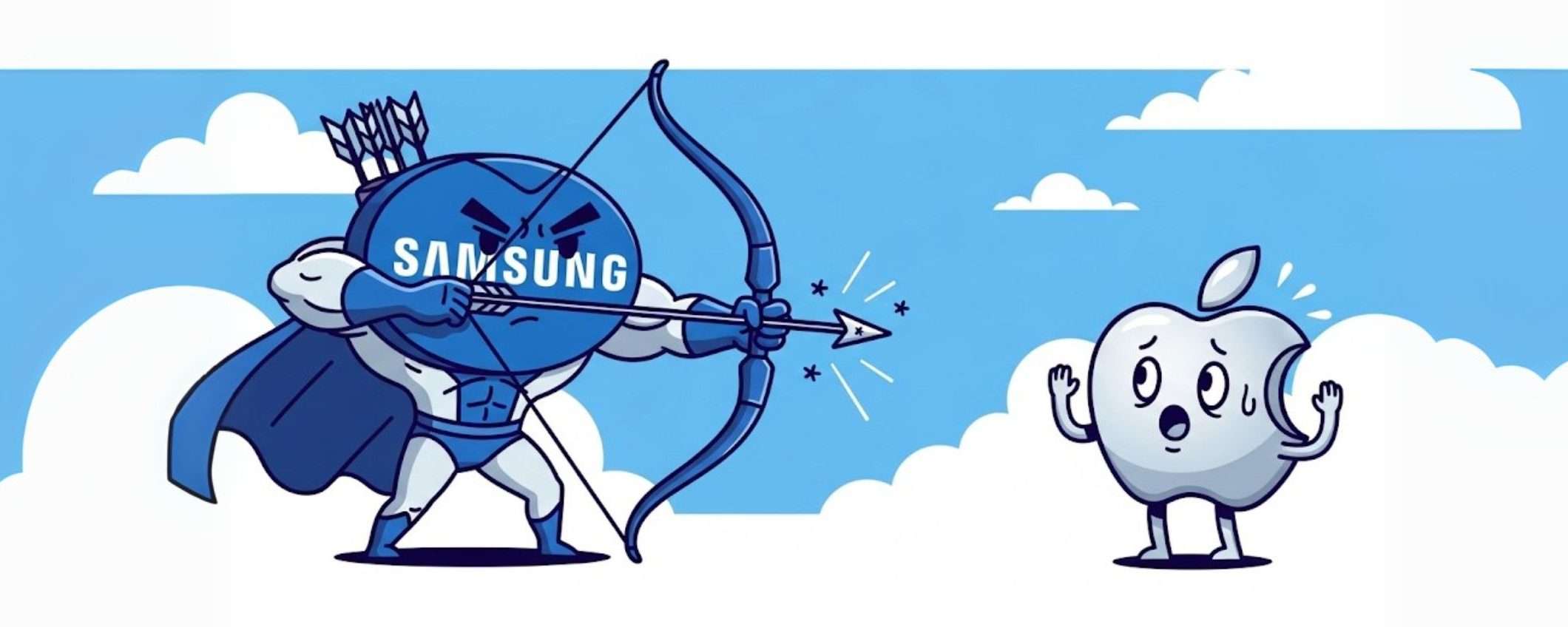 Samsung prende in giro i nuovi iPhone 17 con l'hashtag #iCant