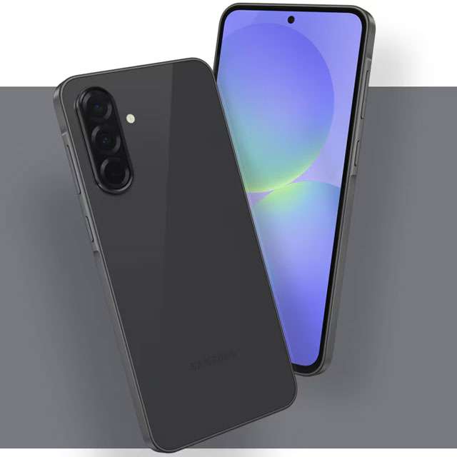 Lo smartphone Samsung Galaxy A36 5G nella colorazione Awesome Black