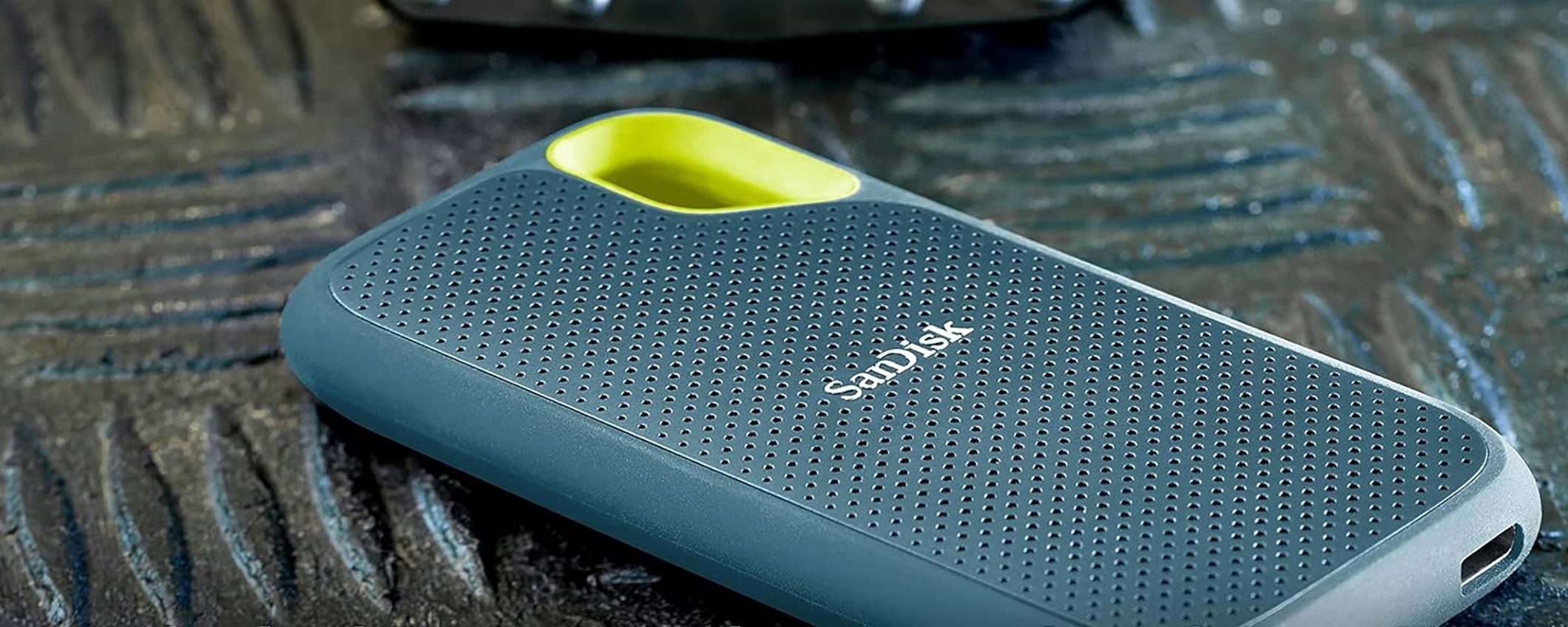 SSD portatile SanDisk da 4 TB in doppio sconto con questo codice