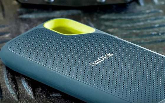 SSD portatile SanDisk da 4 TB in doppio sconto con questo codice