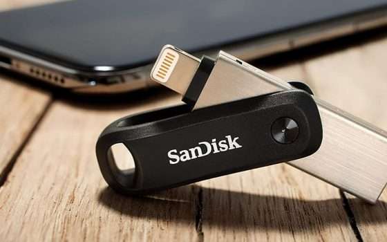 Pendrive SanDisk 2-in-1 da 128 GB per iPhone: CROLLA il prezzo
