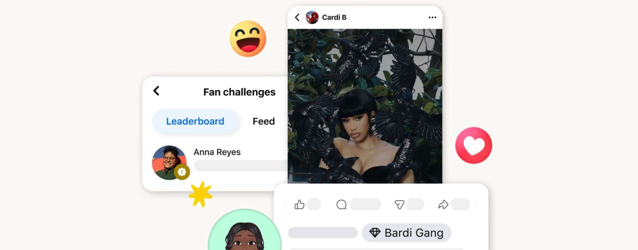 Facebook lancia sfide tematiche e badge personalizzati per i fan