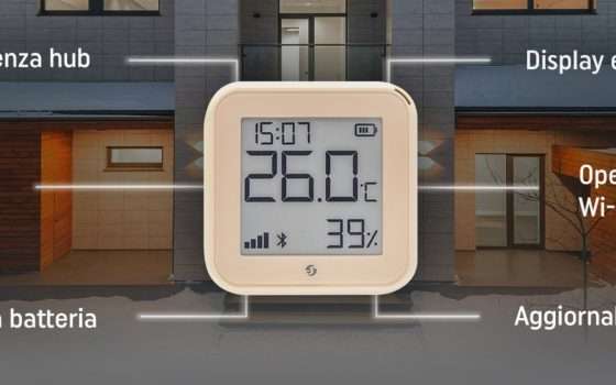 Shelly H&T Gen3: il sensore smart di temperatura e umidità a soli 28€ su Amazon