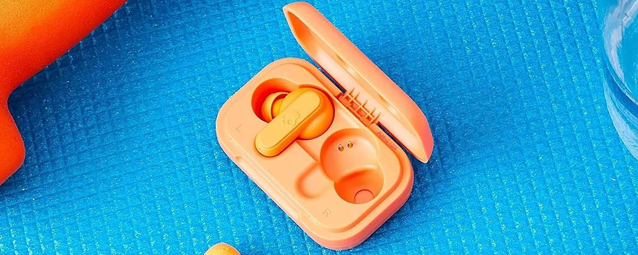 Cuffie wireless a soli 12 euro: scegli Skullcandy Dime