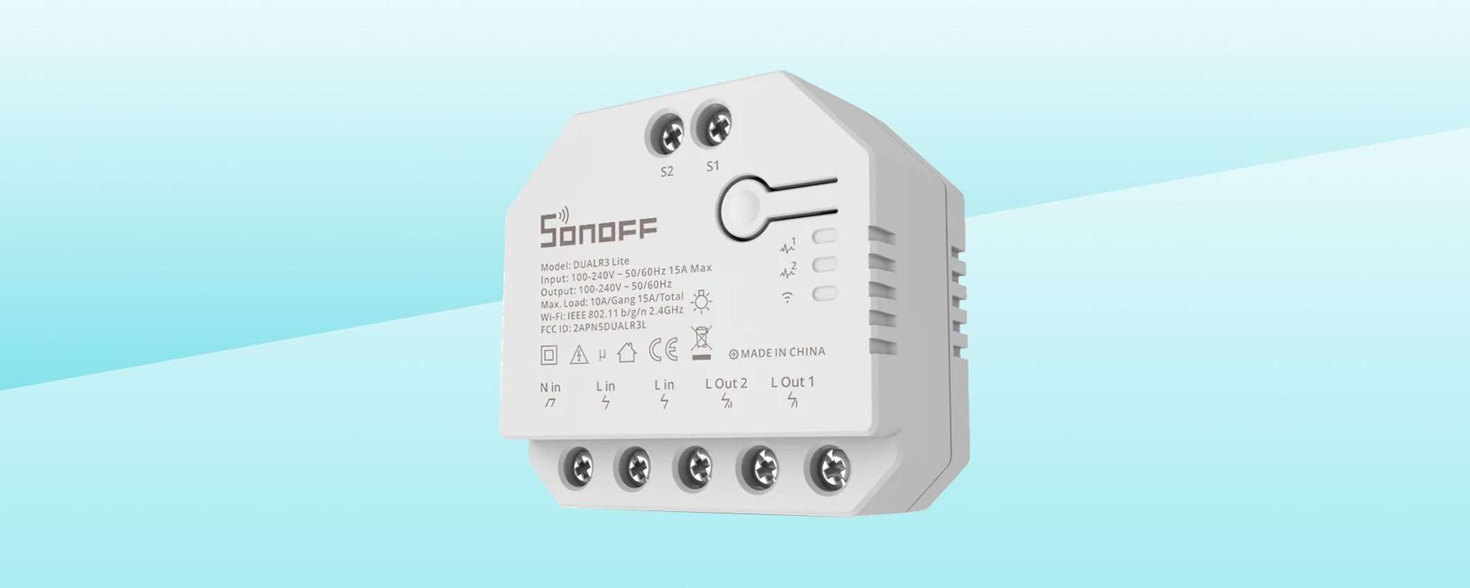 Sconto smart home: SONOFF DUAL R3 Lite al minimo su Amazon