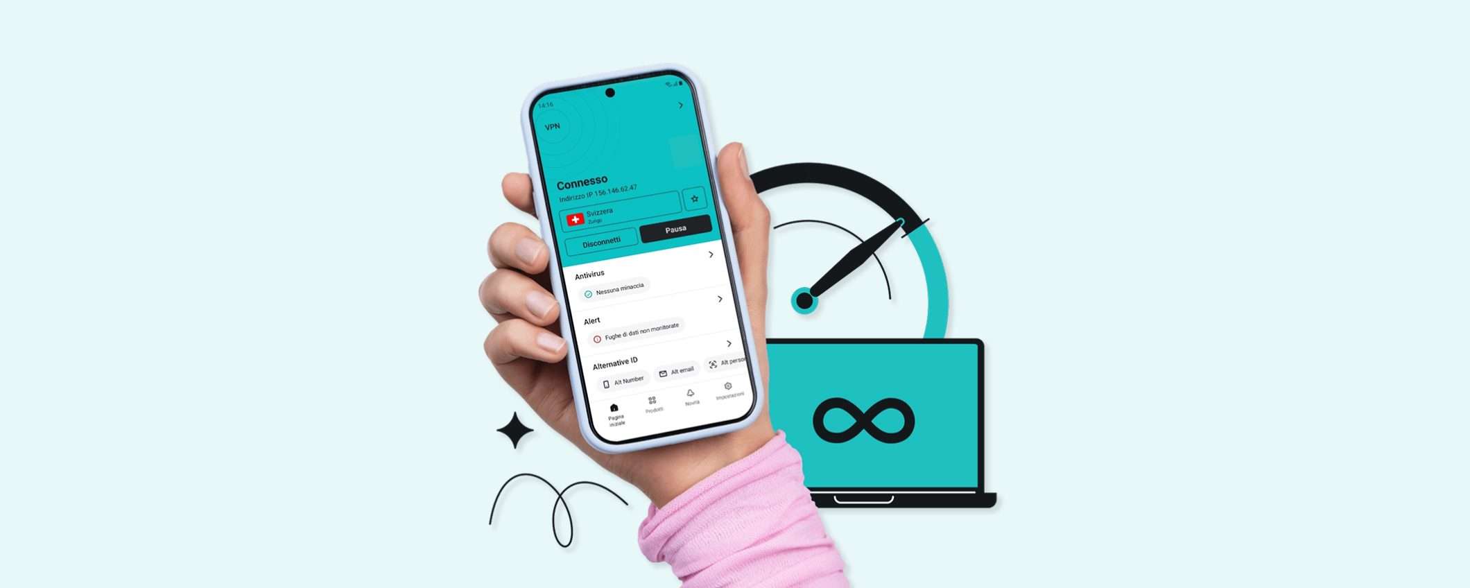 Surfshark sconta la sua VPN premium: costa meno di 2 euro al mese