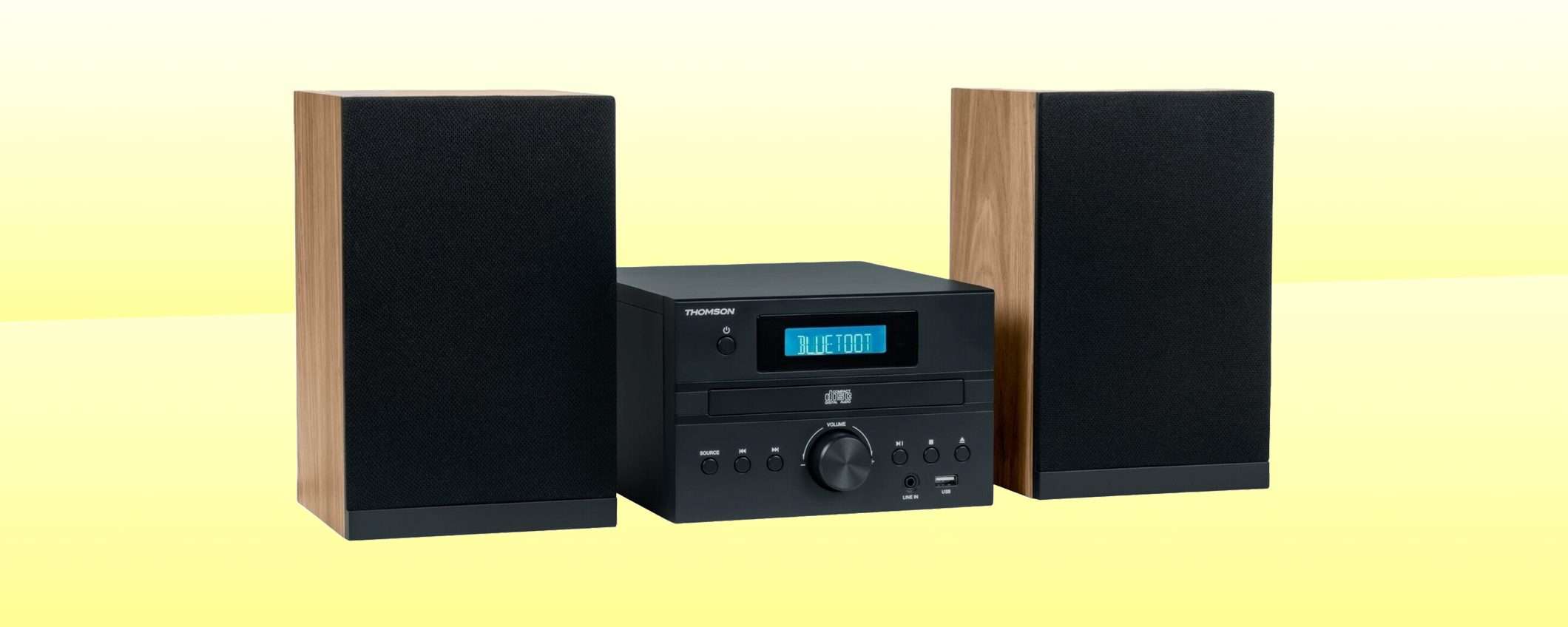 Impianto stereo Thomson con BT: giù il prezzo con questo codice