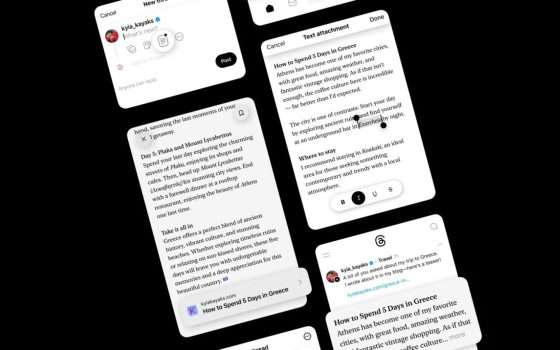 Threads lancia i post lunghi: fino a 10.000 caratteri gratis