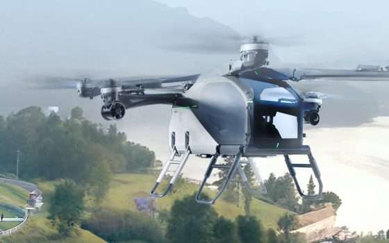 Scontro tra macchine volanti durante una prova: il video