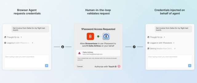1Password Secure Agentic Autofill