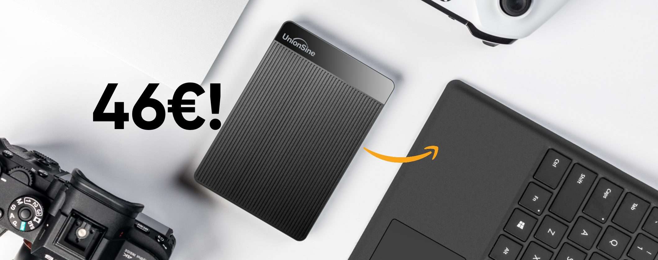 1TB a 46€: l’Hard Disk Esterno più conveniente della Festa delle Offerte Prime