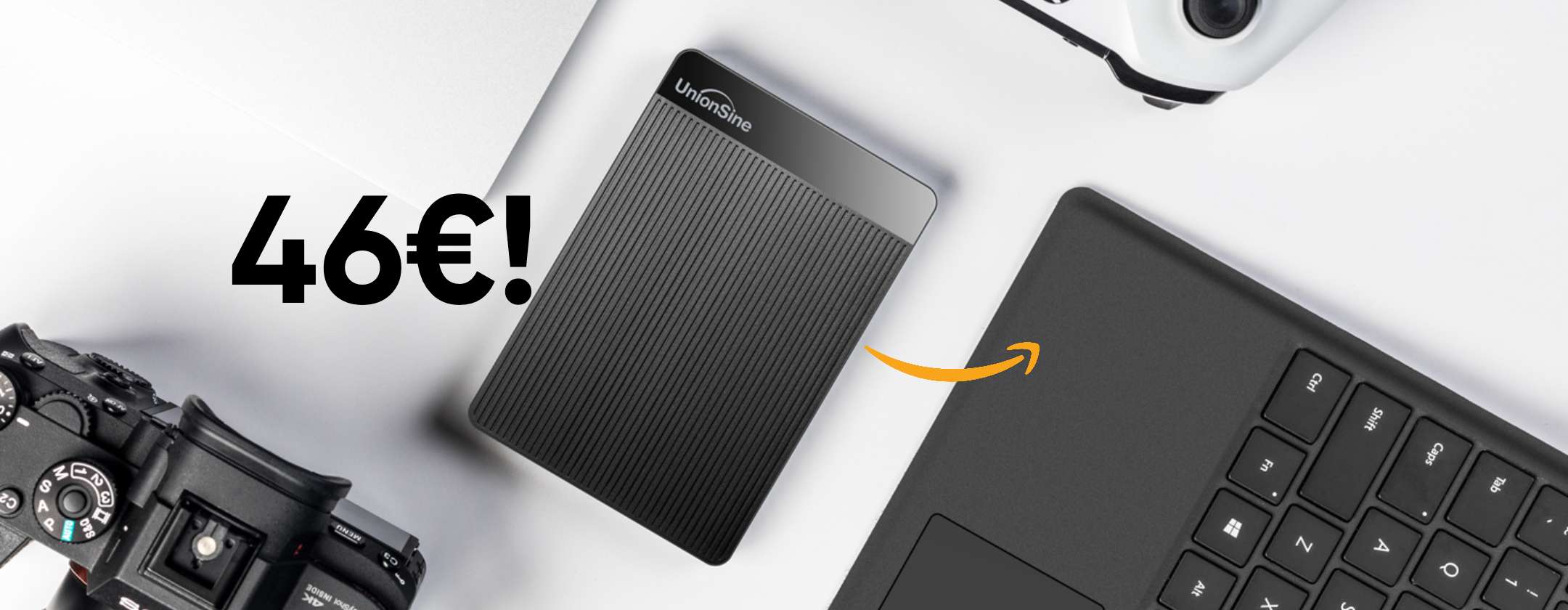 1TB a 46€: l’Hard Disk Esterno più conveniente della Festa delle Offerte Prime