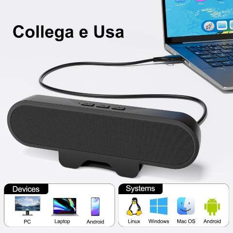 Altoparlante per PC volante