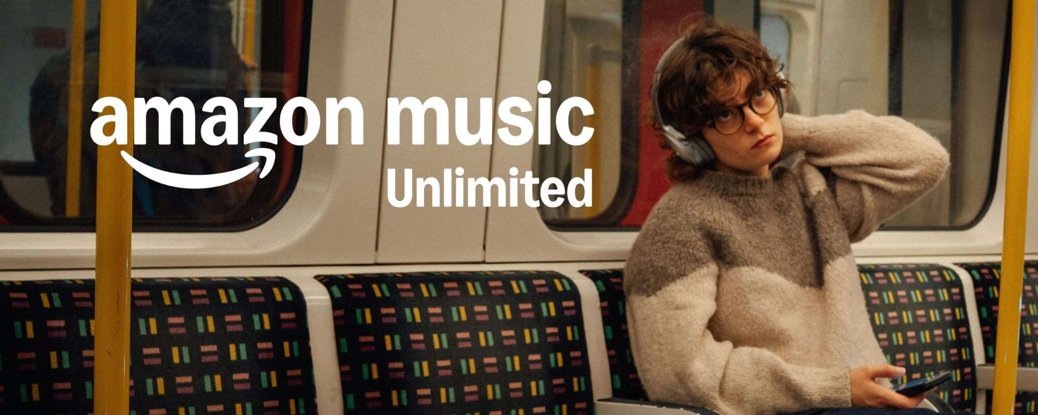 La tua musica preferita sempre con te con Amazon Music Unlimited: provalo gratis per 1 mese