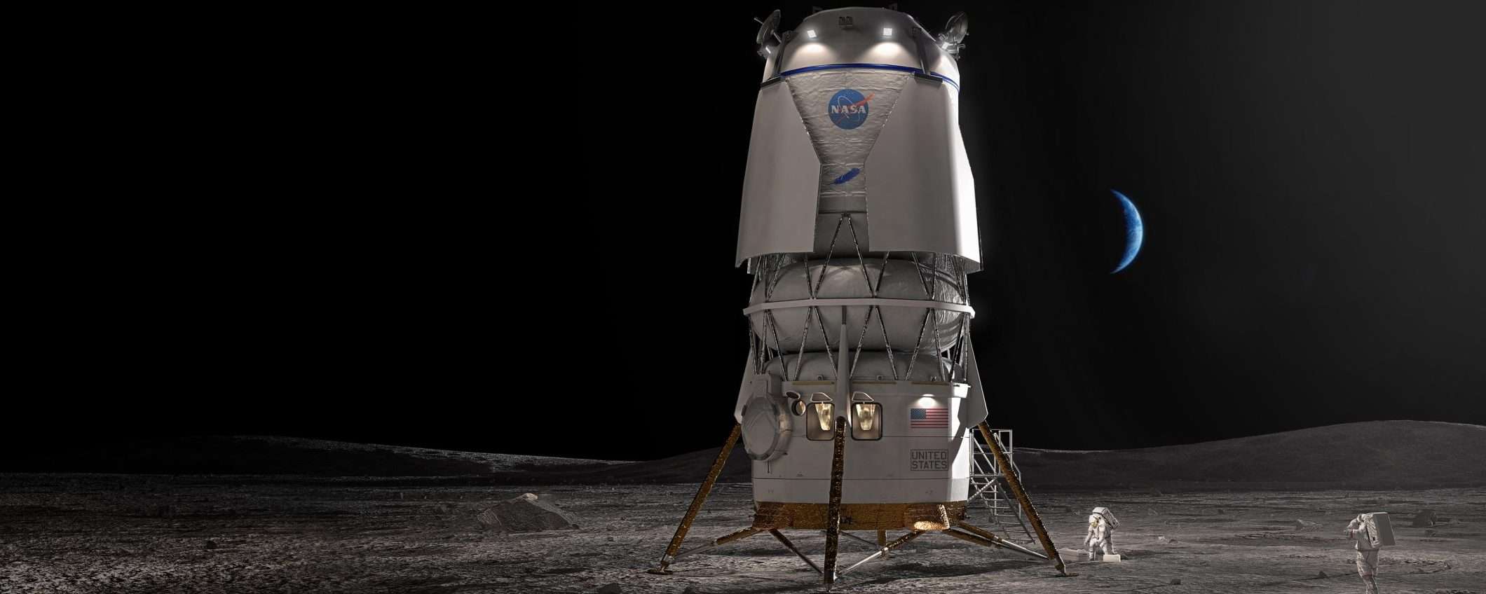 Ritorno sulla Luna: Blue Origin in soccorso della NASA?