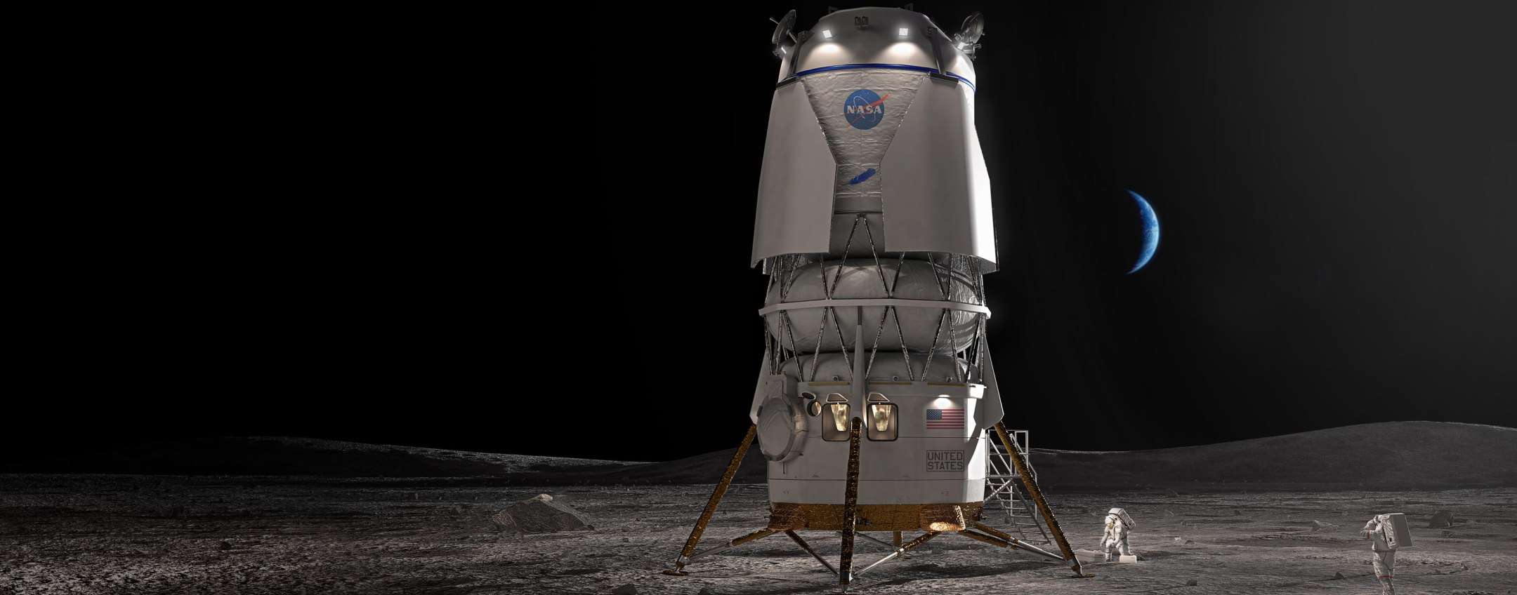 Ritorno sulla Luna: Blue Origin in soccorso della NASA?