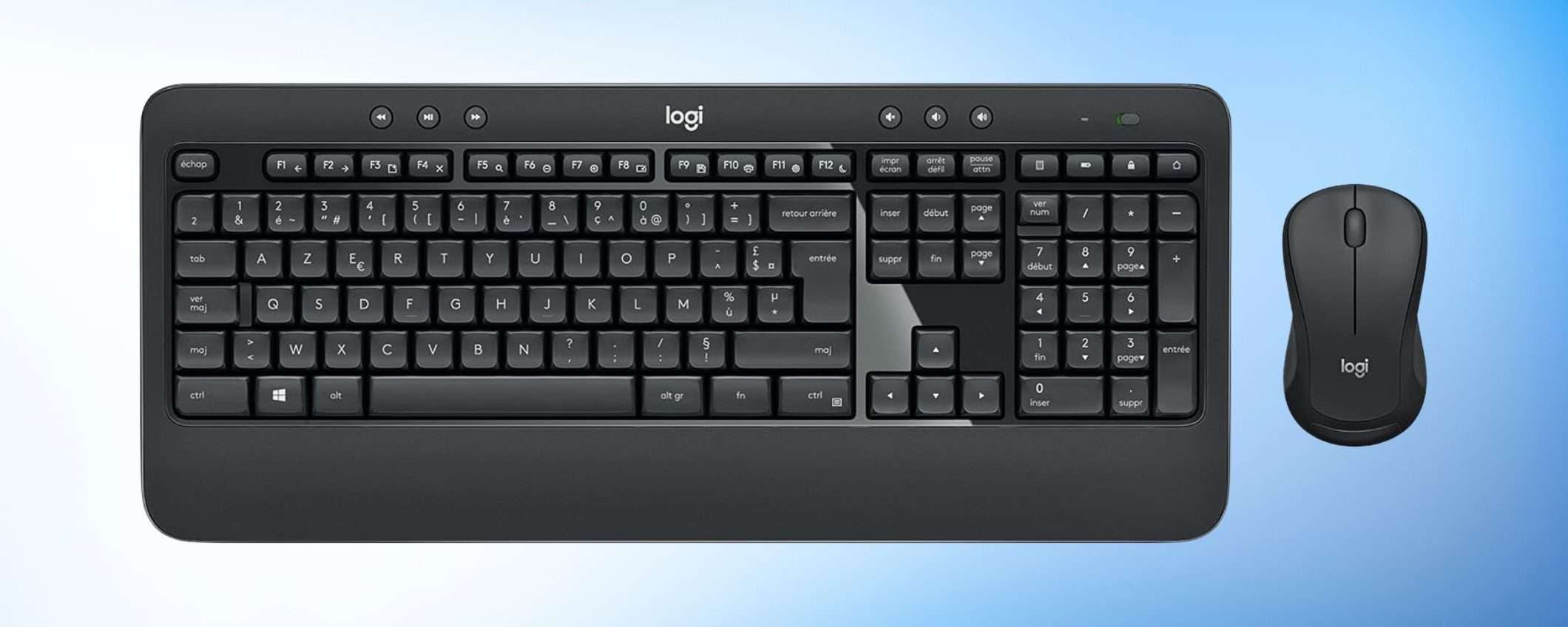 Combo mouse e tastiera wireless Logitech in offerta FLASH su Amazon (-31%)