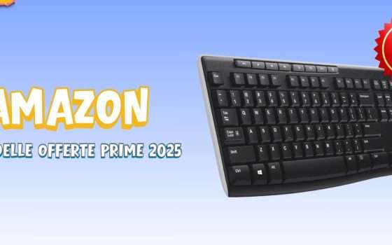 Festa delle offerte Prime: combo Logitech mouse e tastiera wireless a 21€