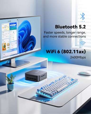Connettività bluetooth Mini PC