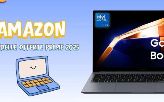 Galaxy Book4 (i5, 16+512GB e W11) in offerta Prime Day: è al minimo storico