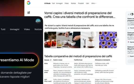 Google AI Mode arriva anche in Italia
