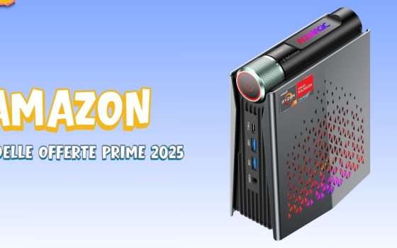 Mini PC con Ryzen 9, 16GB DDR5 e SSD 512GB a 110€ in meno per il Prime Day