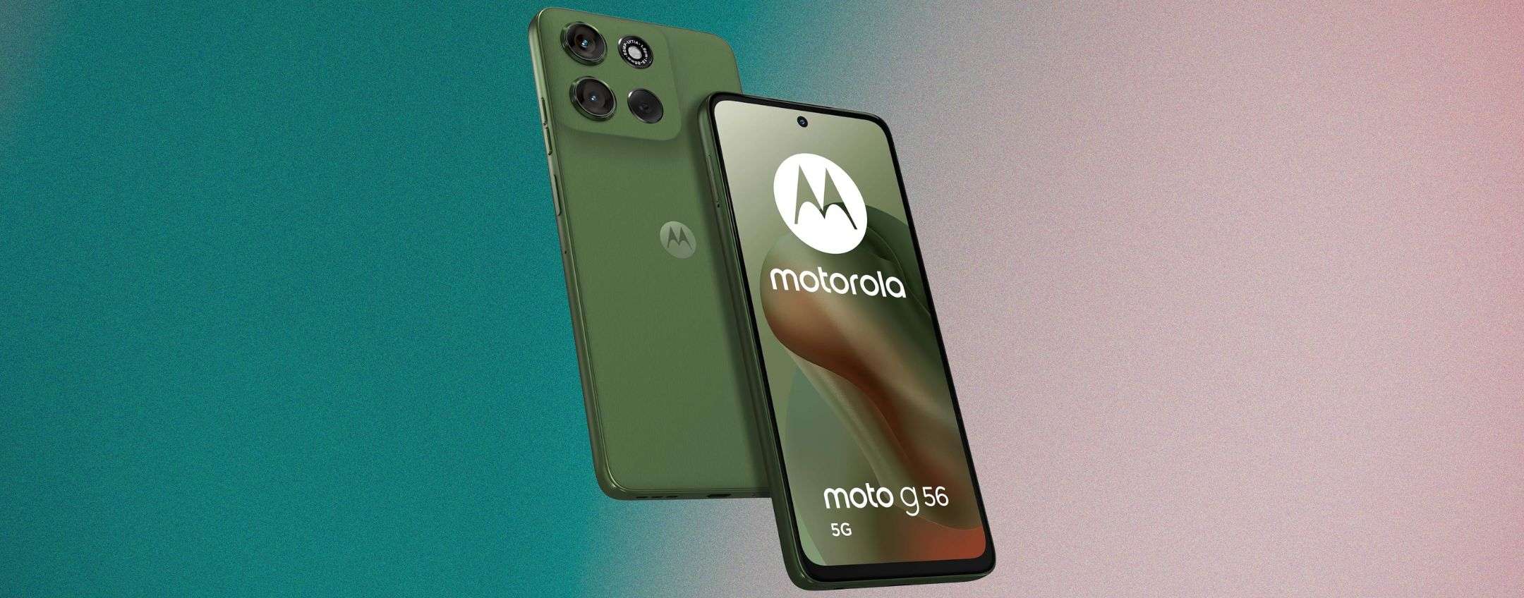 Bundle moto g56 5G + moto tag: 8/256GB, display 120Hz e camera 50MP con sensore antisfarfallio in super sconto