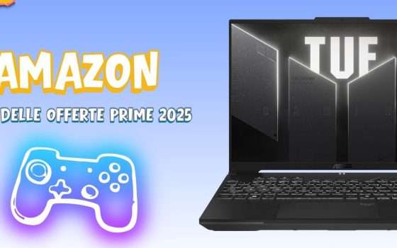 Notebook ASUS con RTX 4050, Intel, 16+512GB: 250€ di sconto per la Festa Prime