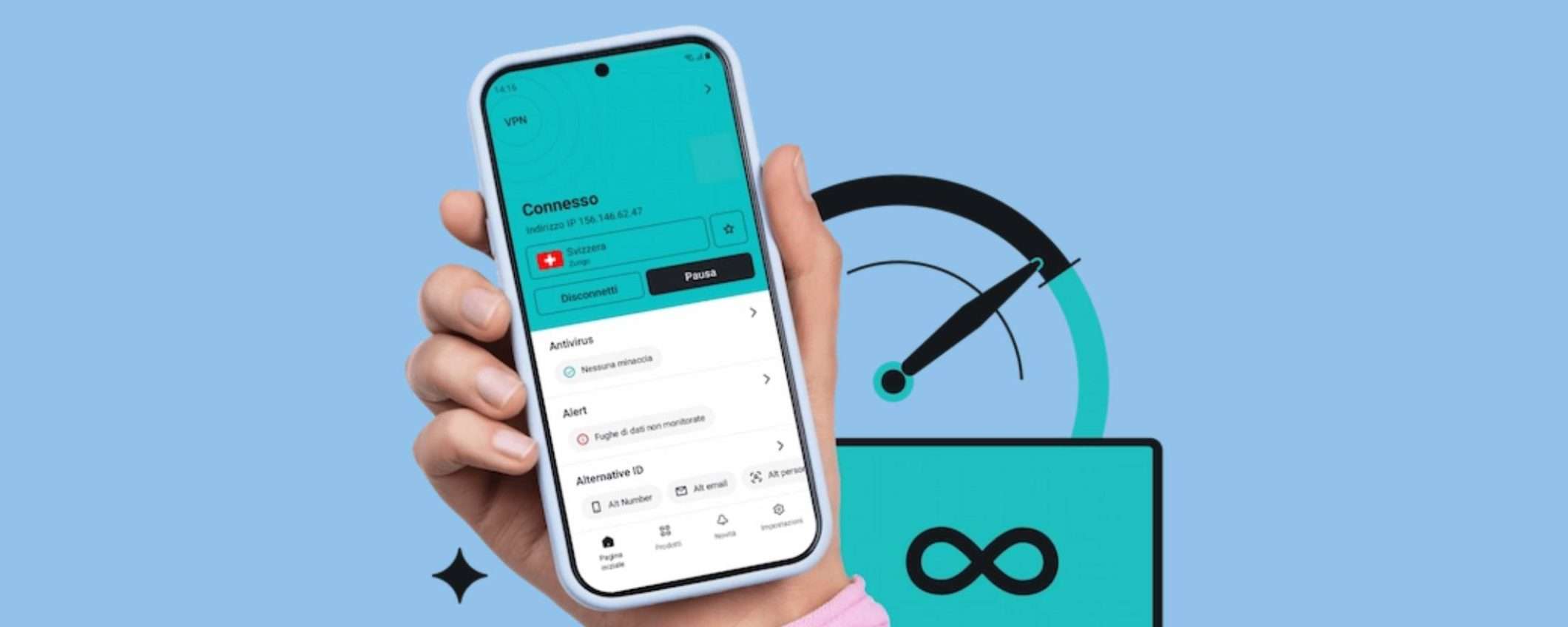 Surfshark: un solo account, dispositivi illimitati