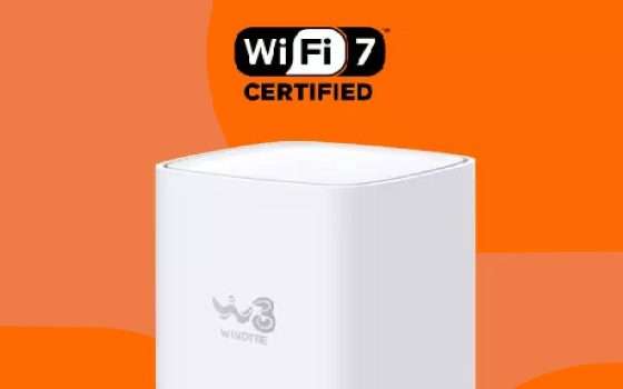 Super Fibra WINDTRE: Wi-Fi 7 e 12 mesi di Amazon Prime inclusi
