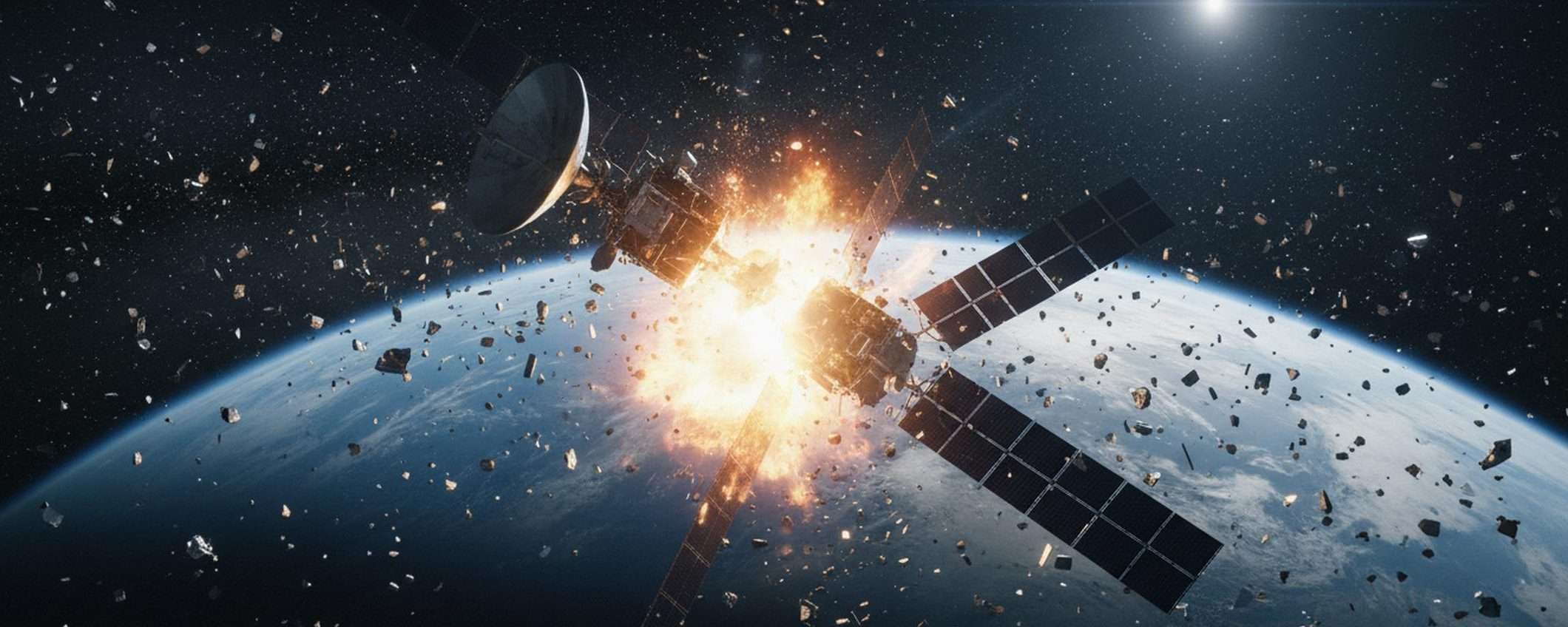 Sindrome di Kessler: rischio collisioni per Starlink