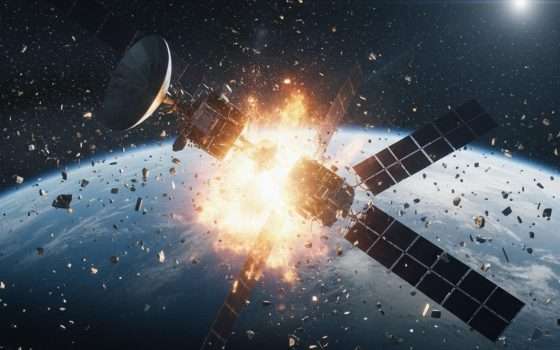 Sindrome di Kessler: rischio collisioni per Starlink