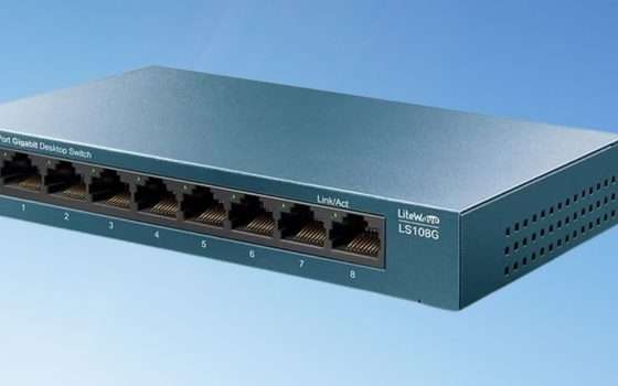 Switch Ethernet TP-Link 8 porte: su Amazon in sconto a 18,99€