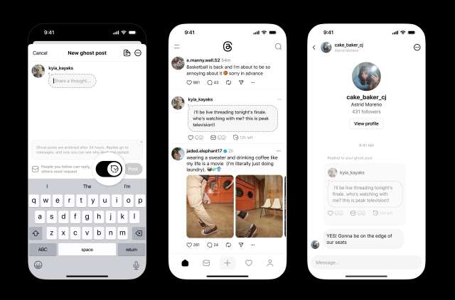 Threads ghost post