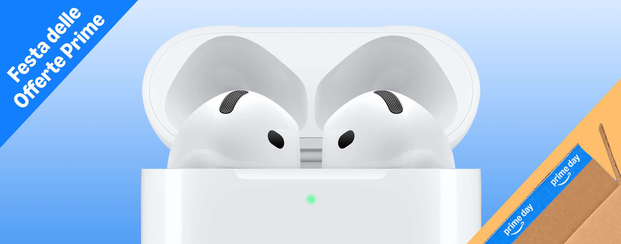 La Festa delle Offerte Prime fa crollare il prezzo degli AirPods 4