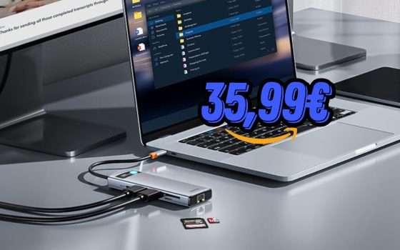 Baseus Docking Station USB C Doppio Monitor 9 in 1: solo 35€ alla Festa delle Offerte Prime
