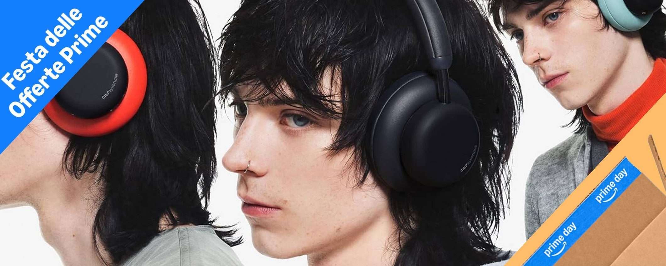 Festa Offerte Prime: le nuove CMF Headphone Pro già in sconto