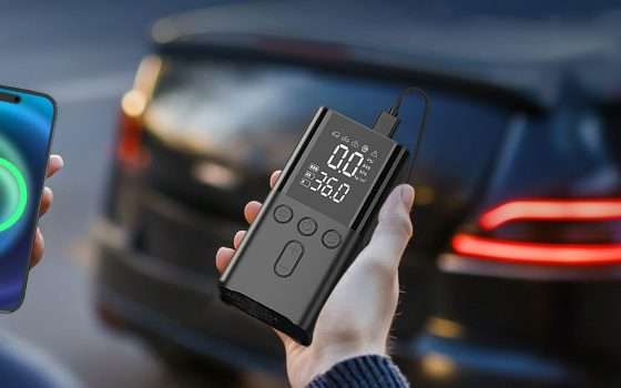 Compressore d'aria portatile 3-in-1 -40%: solo 29,99 euro