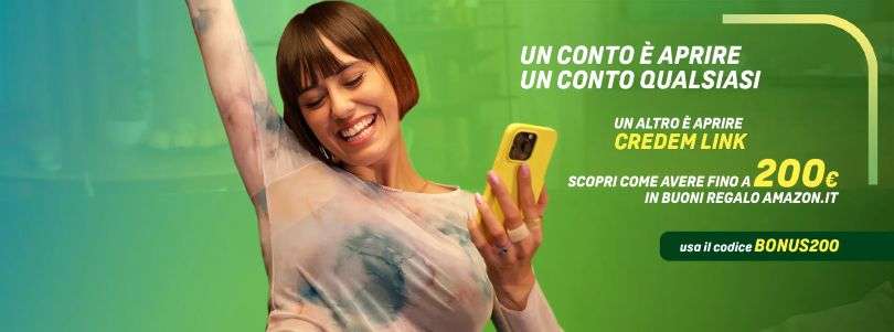 credem link bonus 200 euro