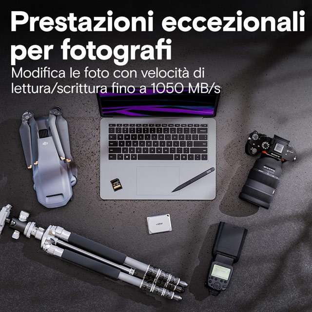 Le prestazioni di Crucial X9, SSD portatile dalla velocità elevata