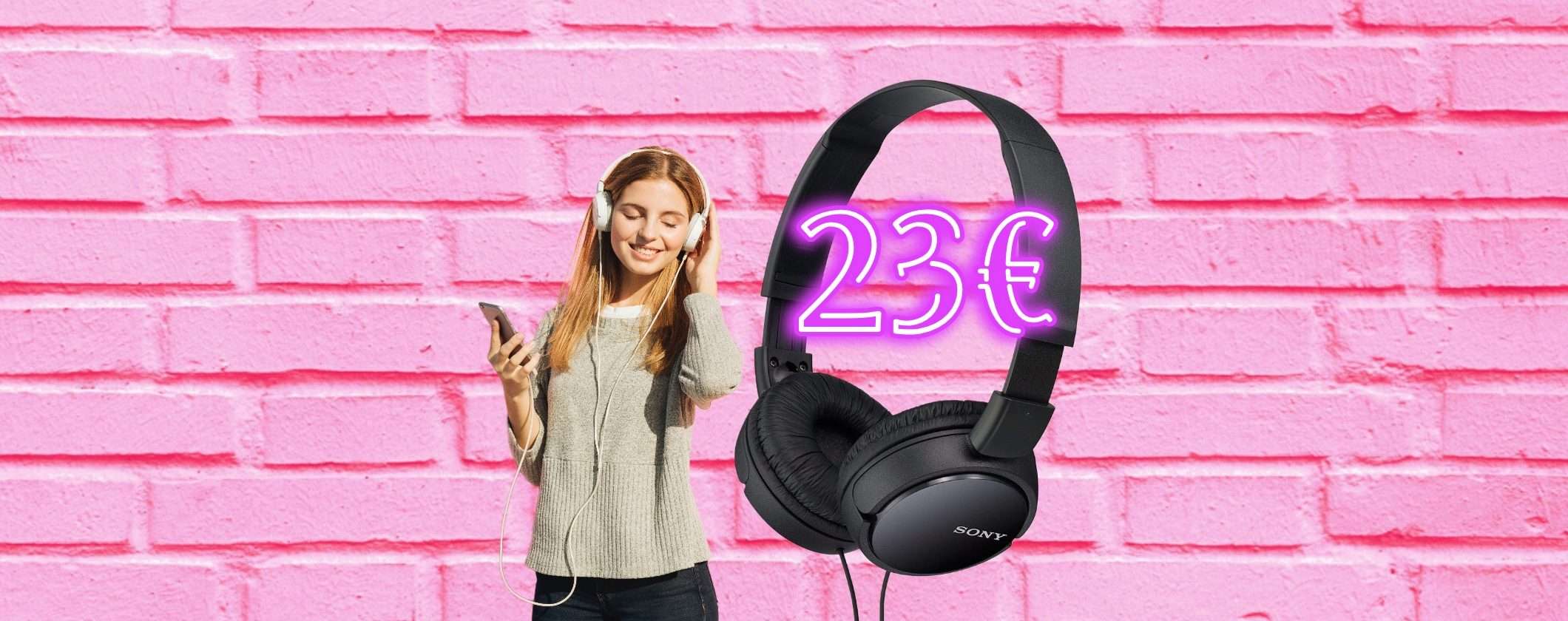 Cuffie Sony MDR-ZX110AP: suono pazzesco e preciso a soli 23€ su Amazon