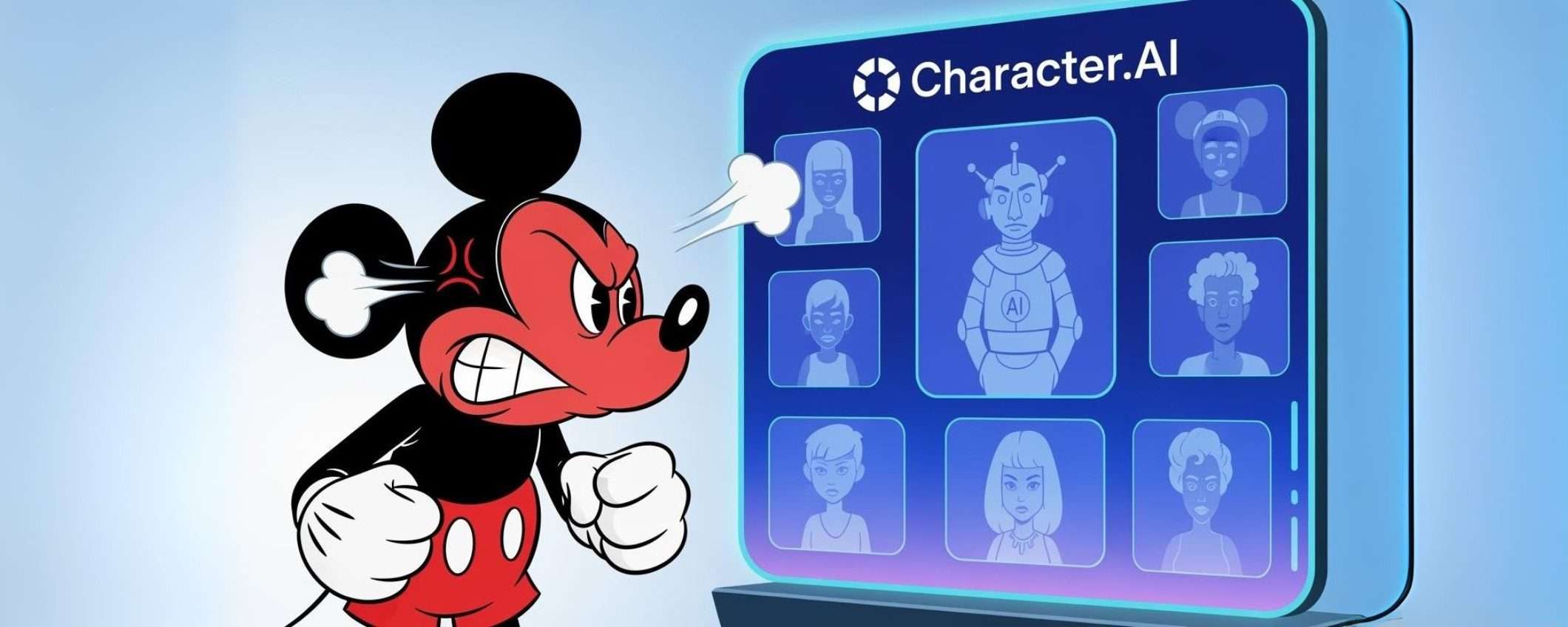 Disney Vs i chatbot di Character.AI che imitano i suoi personaggi