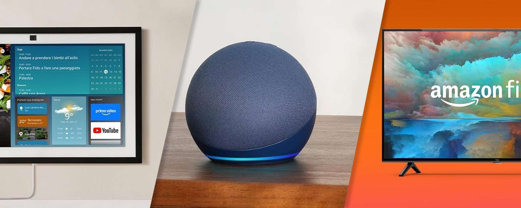 Valanga di offerte sui dispositivi Amazon: fino a -73%