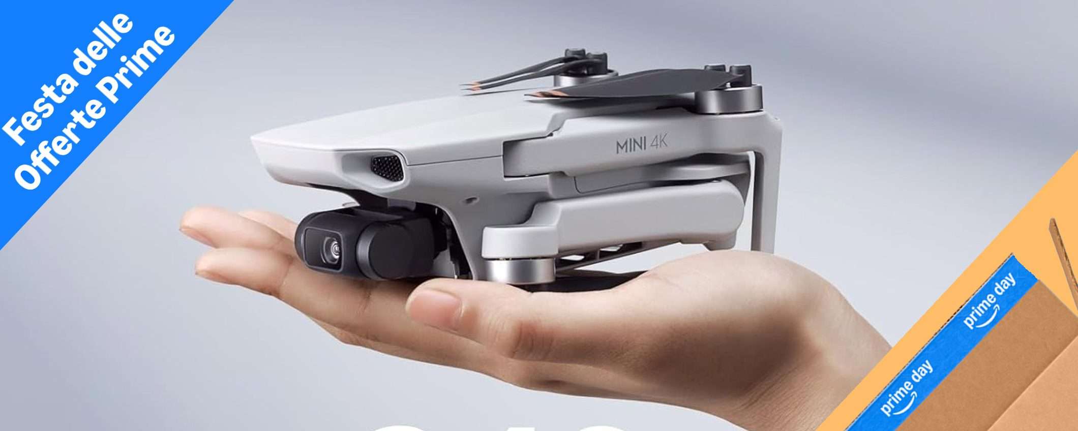 DJI Mini 4K+accessori: il bundle in sconto nella Festa di Prime