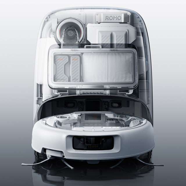 L'interno di DJI ROMO, il primo aspirapolvere del marchio